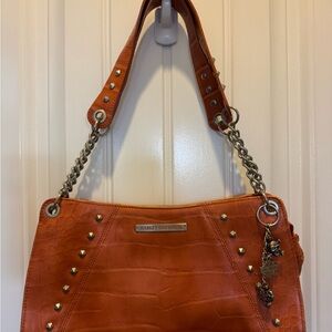 Harley-Davidson Orange Studded Women's Bag